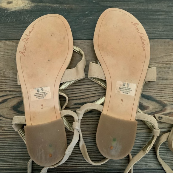 Sam Edelman Davina Throng Boho Ankle Wrap Sandals Women’s Size 9 - Picture 10 of 12